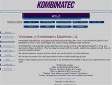 Tablet Screenshot of kombimatec.com